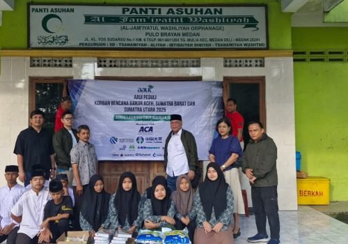 Rangkaian Kegiatan Penyaluran Donasi AAUI Dimulai dari Medan dan Dilanjutkan ke Aceh
