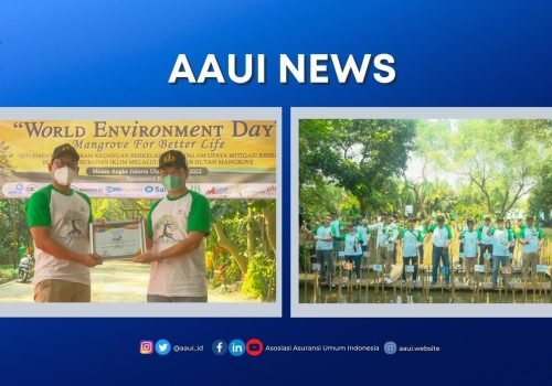Peringati Hari Lingkungan Hidup Sedunia, AAUI Berpartisipasi Dalam Penanamanan 2000 Bibit Mangrove Dalam Program Pengabdian Kepada Masyarakat (PKM) Sekolah Tinggi Manajemen Asuransi (STMA) Trisakti