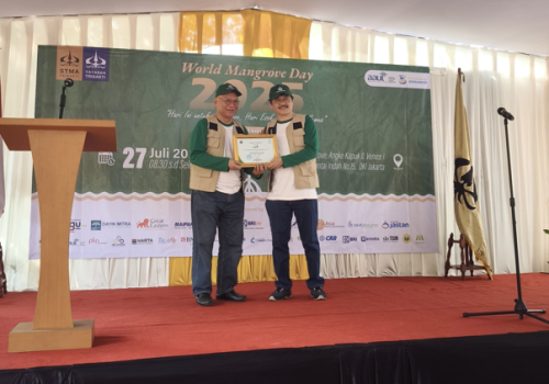 AAUI Dukung Pelestarian Lingkungan Lewat Aksi Penanaman Mangrove Bersama STMA Trisakti