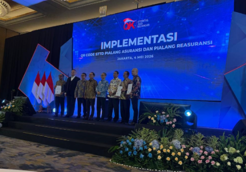 AAUI Hadiri Implementasi QR Code STTD Pialang Asuransi dan Pialang Reasuransi oleh OJK